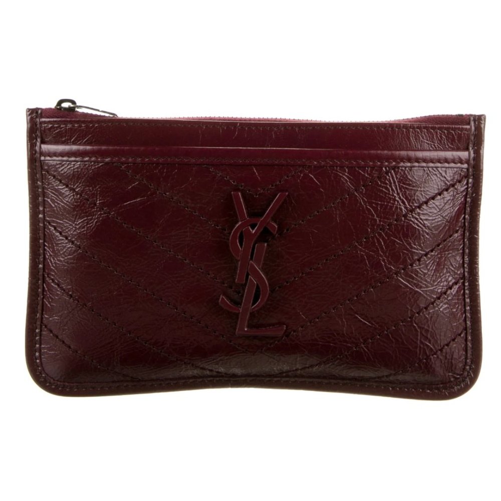 Saint Laurent Leather Clutch